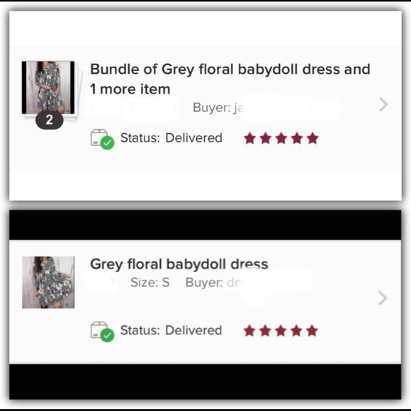 🎈The Hadley Dress- grey floral babydoll dress - Picture 7 of 8